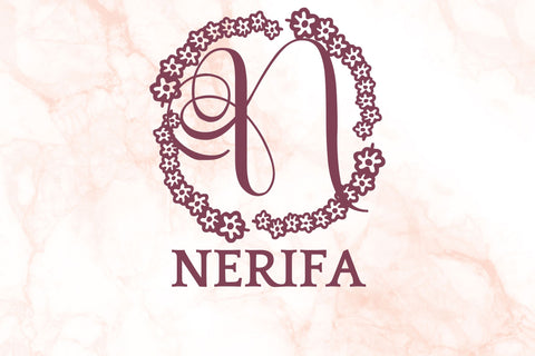 Twiglory Monogram Font Dm Letter Studio 