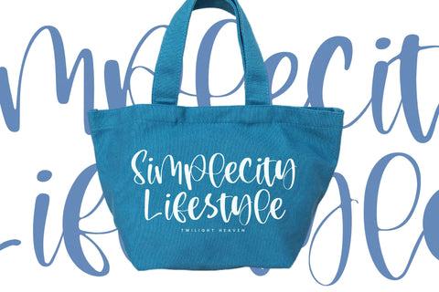 Twilight Heaven - Handwritten Script Font Font Letterena Studios 