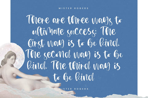 Twilight Heaven - Handwritten Script Font Font Letterena Studios 