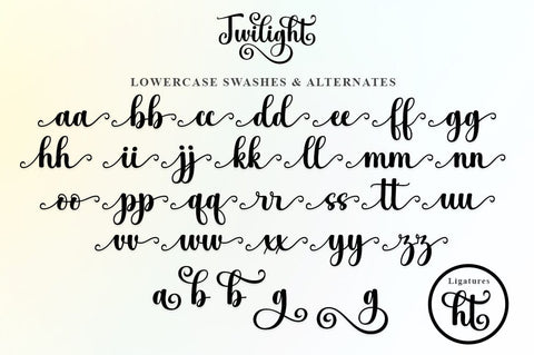 Twilight Script Font Rotterlab studio 