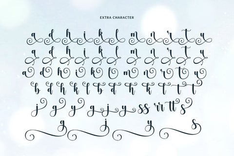 Twinkle Christmas Font Mozarella 