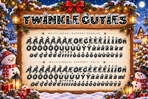 Twinkle Cuties Font Prasetya Letter 