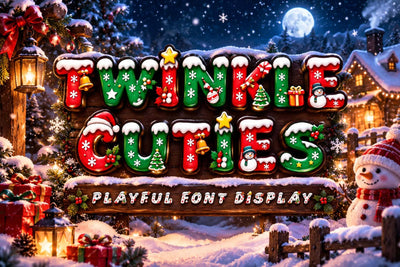 Twinkle Cuties Font Prasetya Letter 