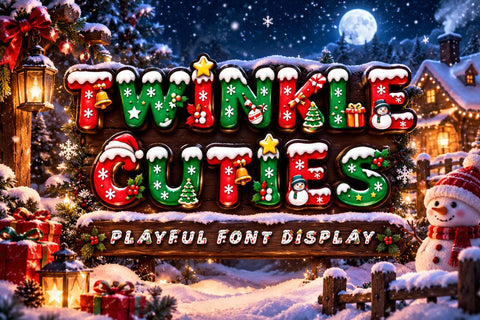 Twinkle Cuties Font Prasetya Letter 