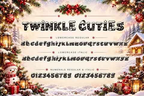 Twinkle Cuties Font Prasetya Letter 