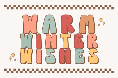 Twinkle Groove - Retro Groovy Font Font Masyafi Studio 