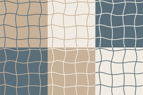 Twisted Grid Seamless Patterns Digital Pattern Rin Green 