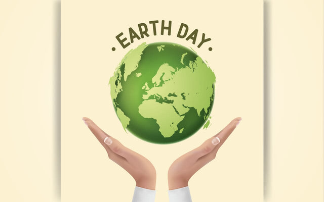two hands holding a globe with the words earth day SVG naemmiah021 