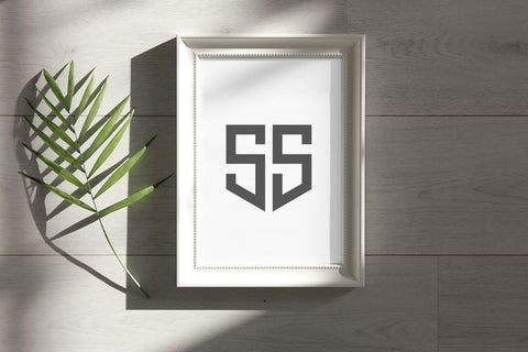 Two Letter Monogram Font Masyafi Studio 