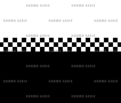 Two Tone Mod Ska 60s Retro Black & White Checked Pattern Digital Paper Digital Pattern Karma Genie Graphics 