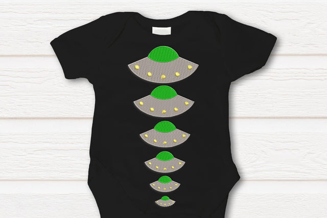 UFO Mini Embroidery Embroidery/Applique DESIGNS Designed by Geeks 