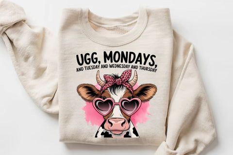 Ugg, Monday And Tuesday And Wednesday And Thursday Sublimation Sublimation Regulrcrative 