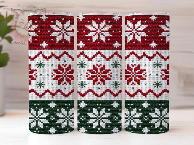 Ugly Christmas Sweater 20oz Tumbler, Ugly Christmas, Christmas Sweater, Ugly Sweater Tumbler, Ugly Xmas Sweater, 20oz Tumbler Wrap, Christmas Tumbler, Ugly Sweater PNG Sublimation Lara' s Designs 