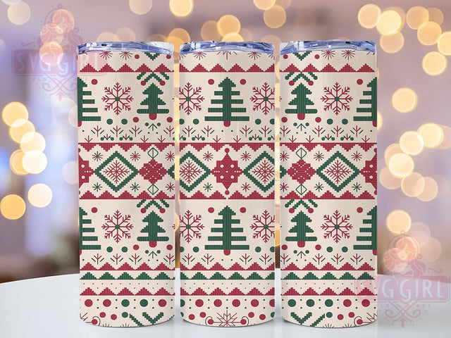 Ugly Christmas Sweater Tumbler, Holiday Contest Wrap, Festive Knit Sublimation Design, 20oz Christmas Sweater Tumbler, Whimsical Holiday Mug, Cozy Ugly Sweater Cup, Fun Christmas Party Art Sublimation SvggirlplusArt 