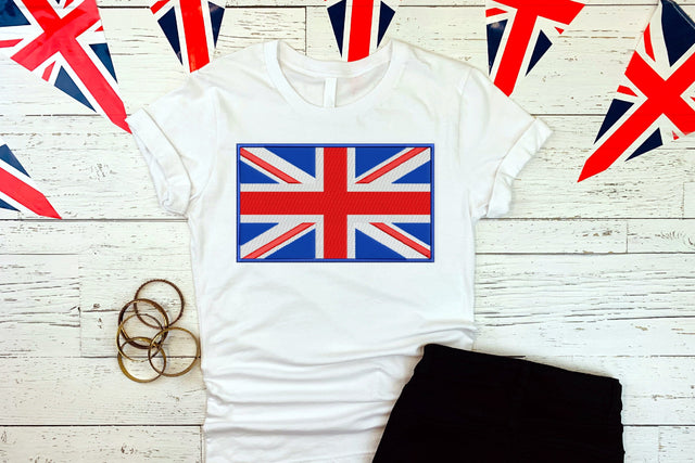 UK Flag Applique Embroidery Embroidery/Applique DESIGNS Risa Rocks It 