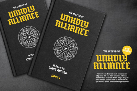 Ulminost - Blackletter Font Font twinletter 