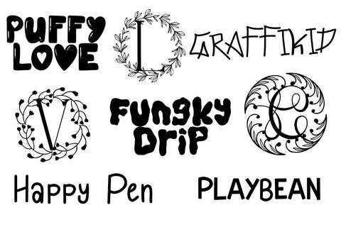 Ultimate Bundle Collection Font Dm Letter Studio 