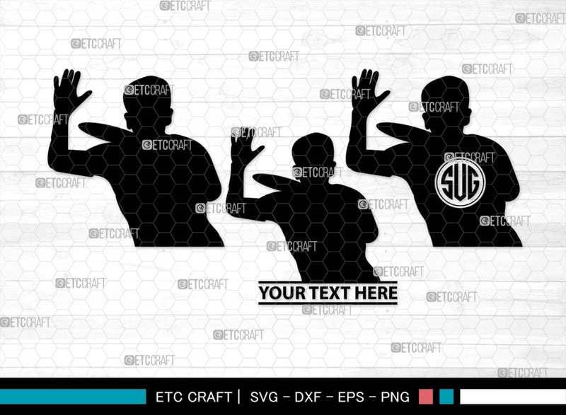 Ultimate Frisbee Monogram, Ultimate Frisbee Silhouette, Ultimate Frisbee SVG, Frisbee Svg, Sport Svg, Frisbee Player Svg, SB00563 SVG ETC Craft 