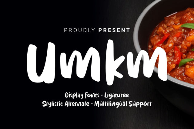 Umkm - Display Font Dumadistyle 
