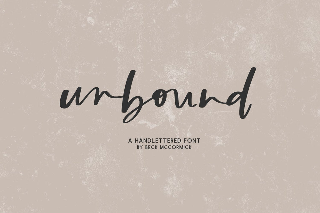 Unbound Script - So Fontsy