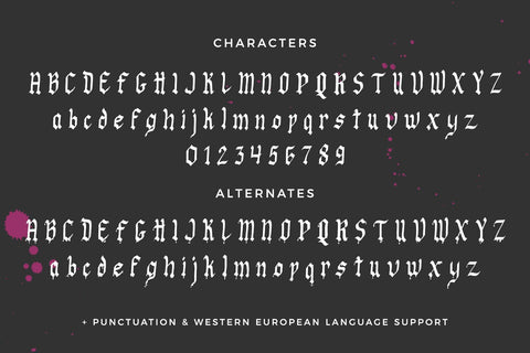 Undead Display Font - Drippy Blood Font Font Beck McCormick 