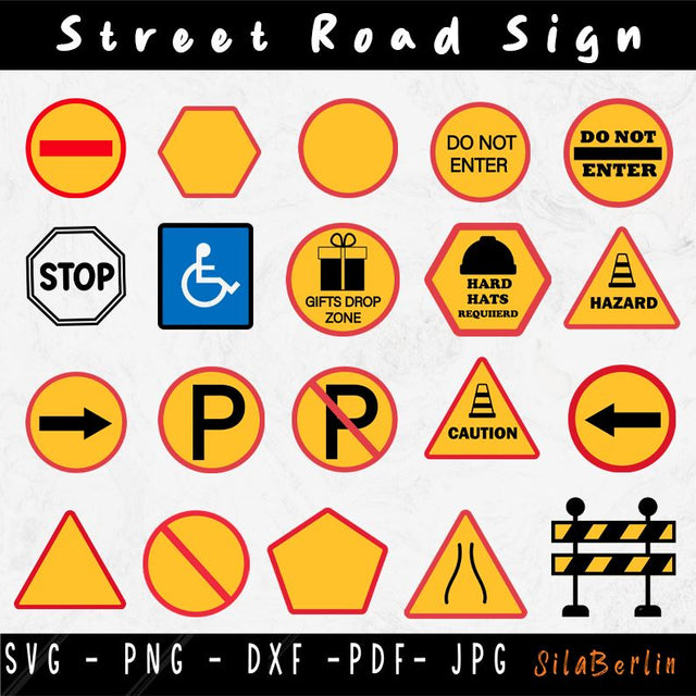 Under Construction svg, Road Signs Bundle SVG, Construction Tools svg,Trucks svg, Warning Signs, Traffic Signs Svg SVG SilaBerlin 