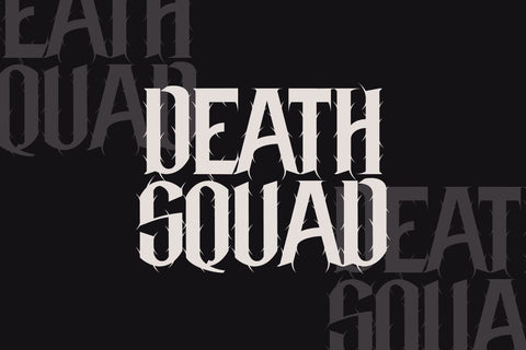 Under Ground - Hardcore Blackletter Font Font Masyafi Studio 