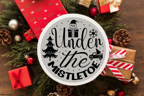 Under the mistletoe SVG Angelina750 
