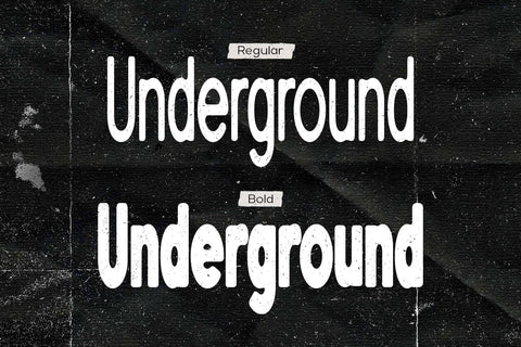 Under Trained – Urban Blurry Sans Serif Font Font Arterfak Project 