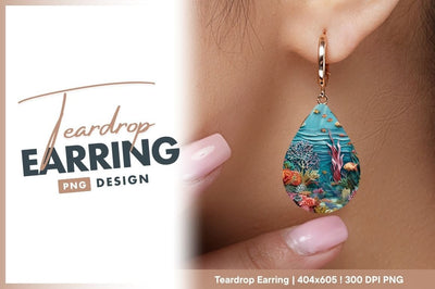 Underwater coral reef and fish ocean scene Sublimation Regulrcrative 