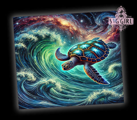 Underwater Sea Turtle 20oz Tumbler, Underwater Tumbler, Ocean Life Tumbler, Sublimation Wrap, 20oz Tumbler, Marine Animal Design, Sea Turtle Gift Sublimation SvggirlplusArt 