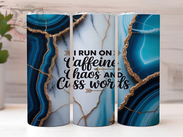 Unfiltered Energy Caffeine Chaos Tumbler, Funny Cuss Words PNG, Mom Life Tumbler Wrap, Sarcastic Tumbler Design, 20oz Tumbler PNG, Adult Humor Wrap, Coffee Quote Tumbler Sublimation Lara' s Designs 