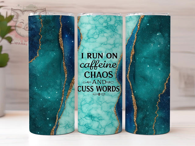 Unfiltered Energy Caffeine Chaos Tumbler, Funny Cuss Words PNG, Mom Life Tumbler Wrap, Sarcastic Tumbler Design, 20oz Tumbler PNG, Adult Humor Wrap, Coffee Quote Tumbler Sublimation Lara' s Designs 
