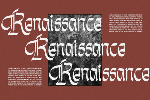 Unholy Trinity - Gothic Display Font Alpaprana Studio 