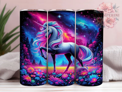 Unicorn Celestial 20oz Galaxy Tumbler, Fantasy Unicorn Tumbler, 20oz Tumbler Wrap, Sublimation Unicorn Wrap, Galaxy Unicorn Tumbler, Mystical Tumbler Design Sublimation Li Zamperini 