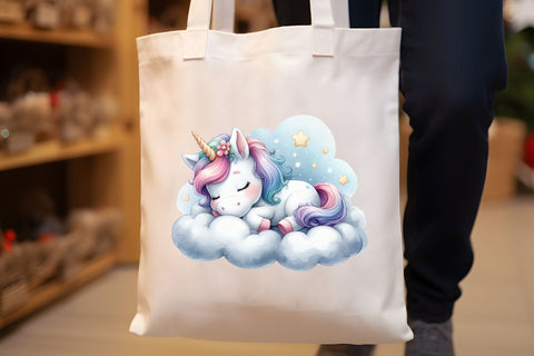 Unicorn Clipart PNG - Sleeping Unicorn Sublimation Rupkotha 