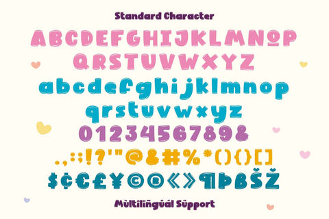 UNICORN Font Mozarella 