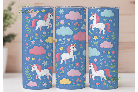 Unicorn Magic 20oz Tumbler Wrap Sublimation PixelChick 