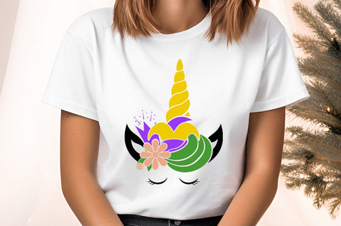 Unicorn mardi gras SVG Design SVG Designangry 