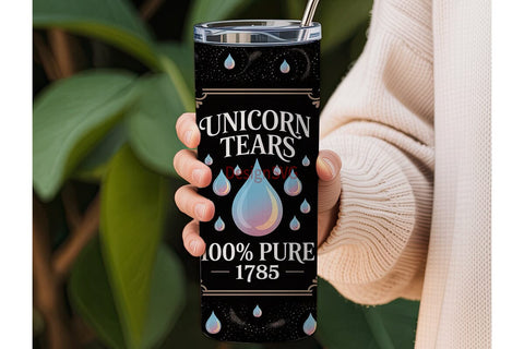 Unicorn Tears 20oz Tumbler Design Sublimation DesignSVG 