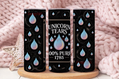 Unicorn Tears 20oz Tumbler Design Sublimation DesignSVG 