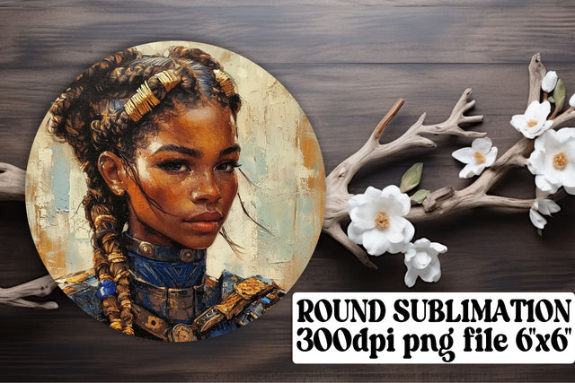 Unique African American Circle Patterns Sublimation afrosvg 