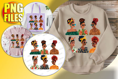Unique Afro Portrait Sublimation Clip Sublimation afrosvg 