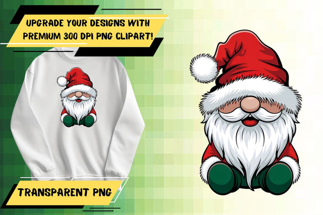 Unique and colorful PNG, for sublimation , Gnome Sublimation HoodArtCraft 