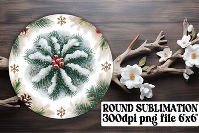 Unique circle designs, perfect for keychain sublimation! , Christmas Sublimation afrosvg 