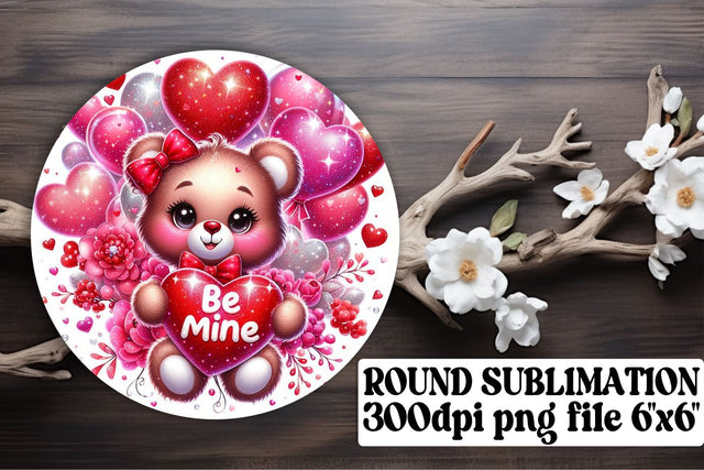 Unique circle designs, perfect for keychain sublimation! , Valentines Sublimation afrosvg 