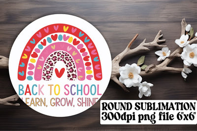 Unique circle PNGs for trendy keychains, sublimation-friendly! , Back To School Sublimation afrosvg 