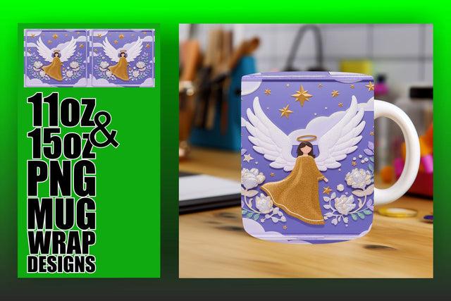 Unique designs available, perfect for any mug project! , 3D Xmas Sublimation HoodArtCraft 