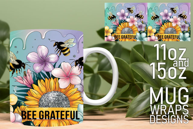 Unique designs available, perfect for any mug project! , Bee Sublimation HoodArtCraft 