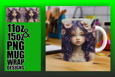 Unique designs for every occasion, elevate your mug crafting! , Fairy Sublimation HoodArtCraft 